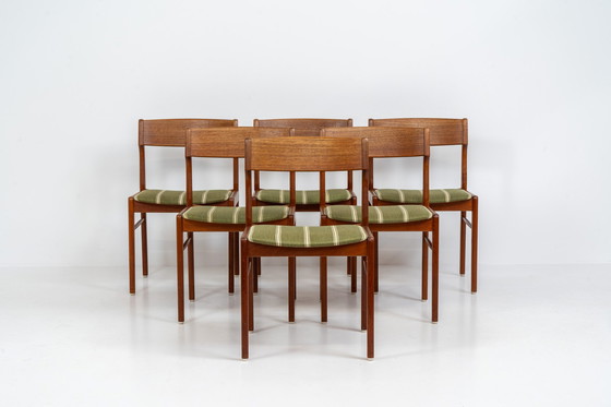 Image 1 of Set of 6 Danish dining chairs