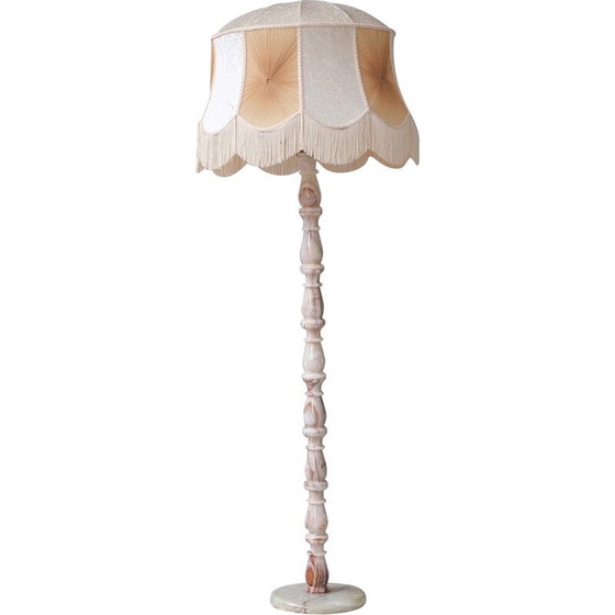 Image 1 of Vintage onyx floor lamp, Sweden 1970s