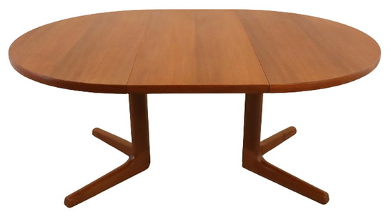 Image 1 of AM mobler 2 tables rondes à rallonge 'Gislinge' vintage