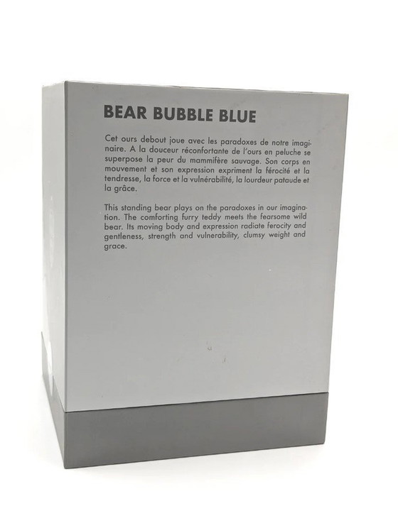 Image 1 of Richard Orlinski Bear Bubble Blue