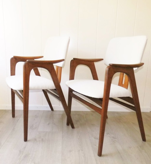 2x Pastoe chair by Cees Braakman, 1950s