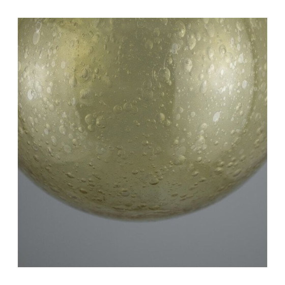 Image 1 of Lampada a sospensione vintage in vetro a bolle, 1970