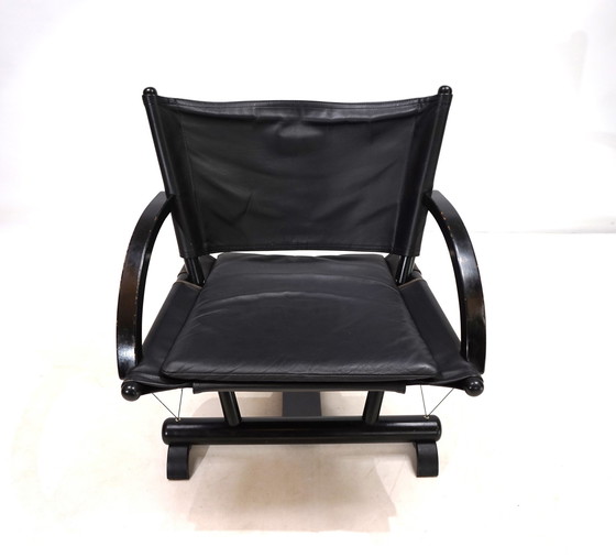 Image 1 of Weishäupl Werkstätten String Leather Lounge Chair, 1980