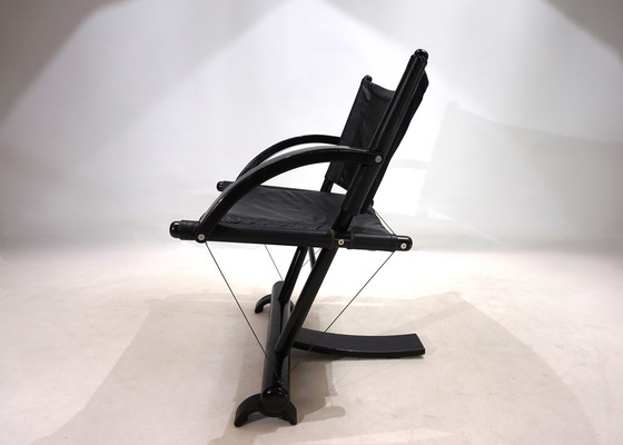 Image 1 of Weishäupl Werkstätten String Leather Lounge Chair, 1980