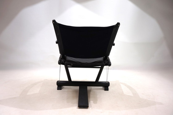 Image 1 of Weishäupl Werkstätten String Leather Lounge Chair, 1980