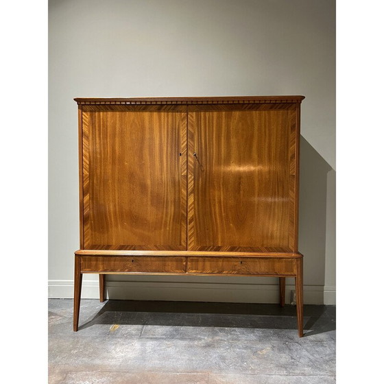 Image 1 of Vintage mahogany cabinet, Sweden 1970