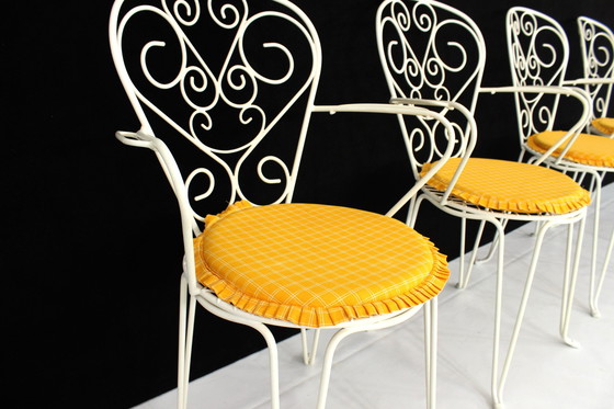 Image 1 of 4x French Mid Century garden chair