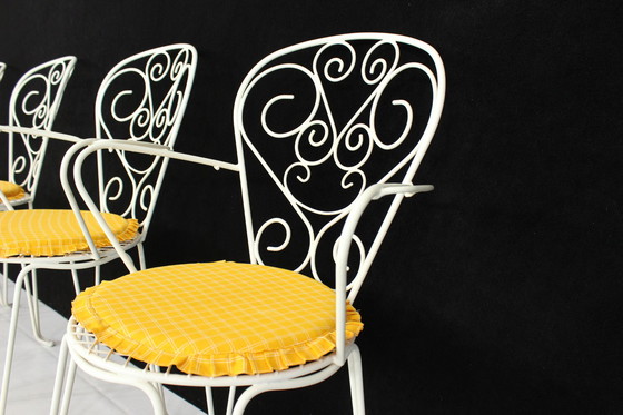 Image 1 of 4x French Mid Century garden chair