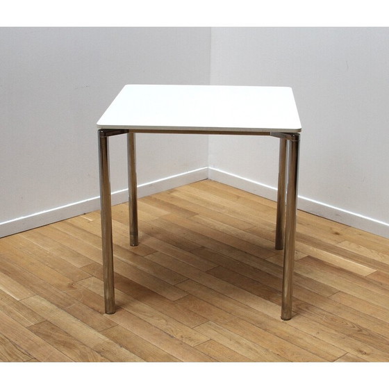 Image 1 of Vintage Plano dining room tables in wood and chrome metal for Fritz Hansen