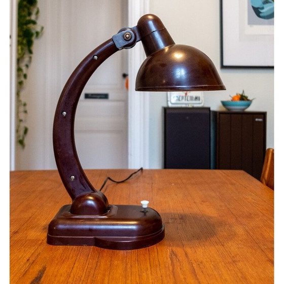 Image 1 of Vintage bakelite desk lamp by Christian Dell for Orehowo Zuewo, 1969
