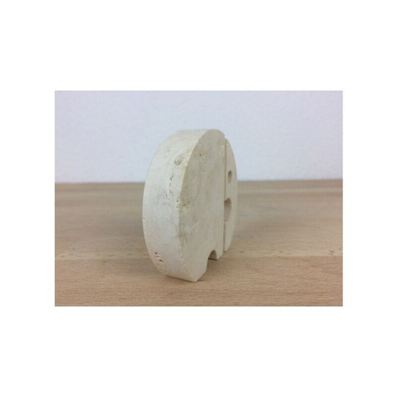 Image 1 of Elefante vintage in travertino dei Fratelli Mannelli, 1970