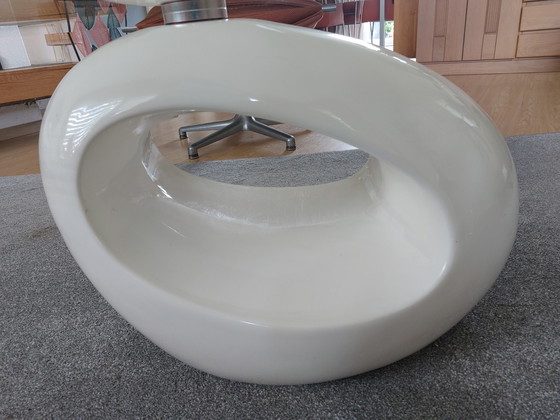 Image 1 of Modern white table