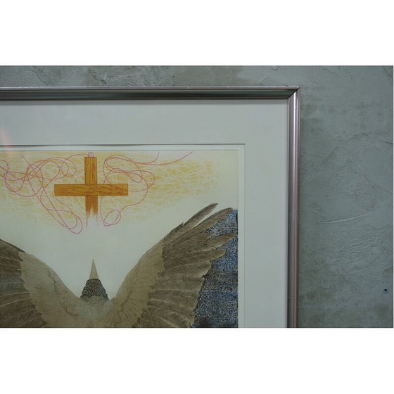 Image 1 of Litografia d'epoca di Bertil Mauritzon, 1980-1982