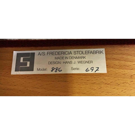 Image 1 of Coppia di poltrone vintage in faggio di Hans J. Wegner 1988