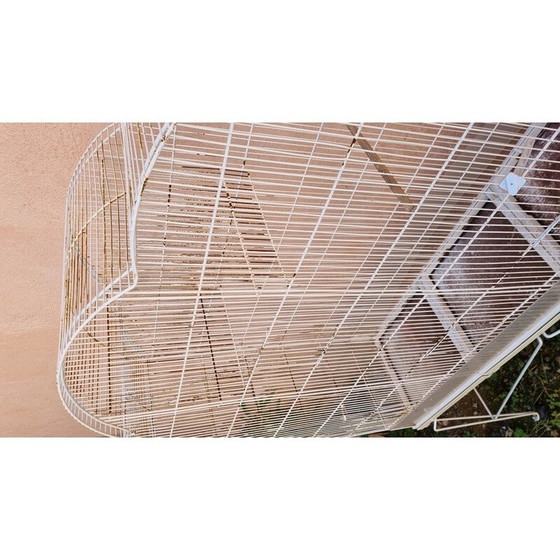 Image 1 of Voliera vintage in metallo bianco, 1950-1960