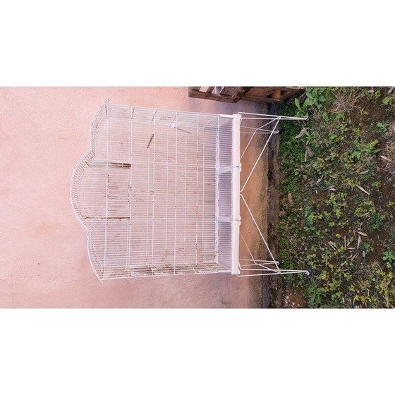 Image 1 of Voliera vintage in metallo bianco, 1950-1960