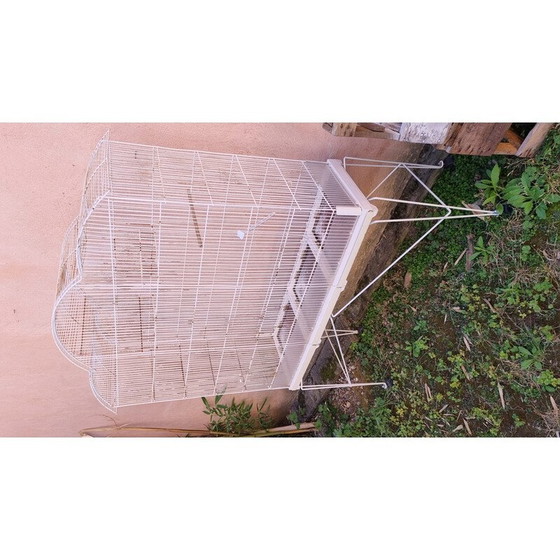 Image 1 of Voliera vintage in metallo bianco, 1950-1960