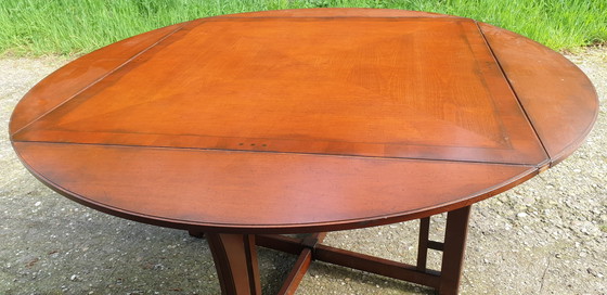 Image 1 of Schuitema art nouveau cherry wood table