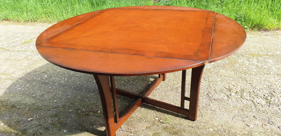 Image 1 of Schuitema art nouveau cherry wood table