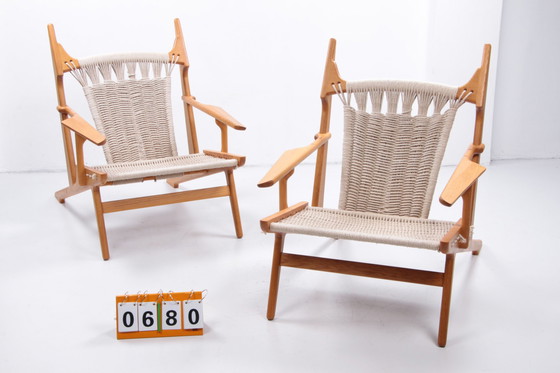 Image 1 of Martin Godsk Design Set Lounge chairs design and handmade by Martin Godsk 1990 Denmark