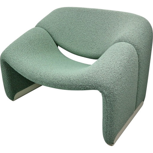 Vintage model F598 armchair in fabric by Pierre Paulin for Artifort, Netherlands 1972