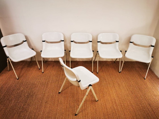 Image 1 of Suite Of 6 Dorsal Chairs By E. Ambas & G. Pirelli