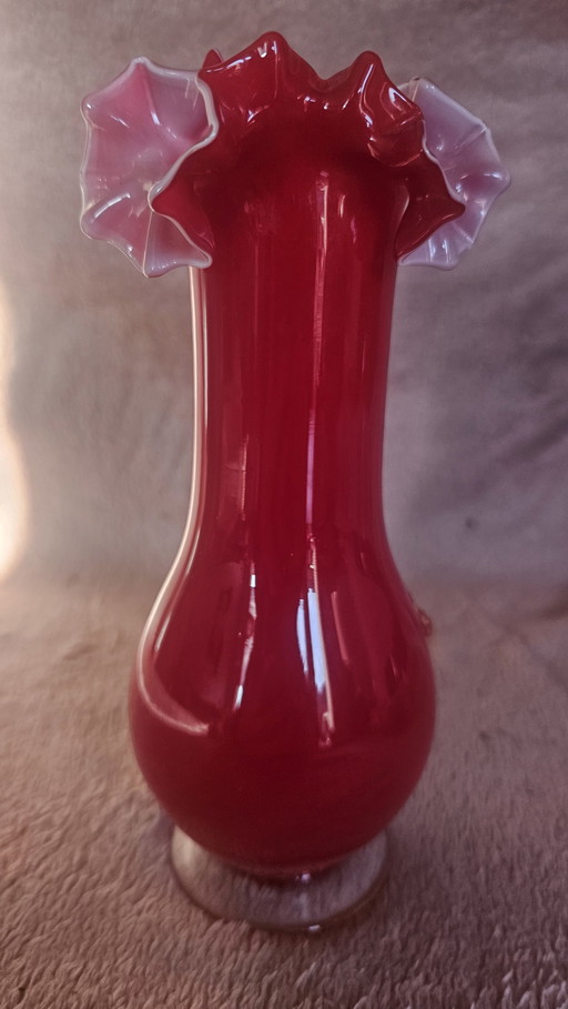 Beautiful Hand Gestures Vase Murano Glass