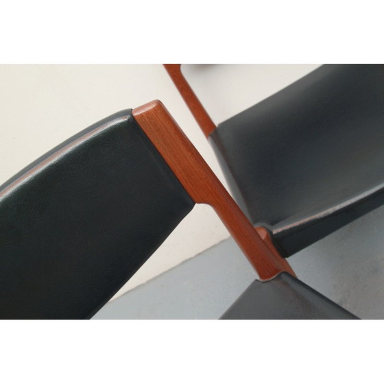 Image 1 of Set of 4 Danish vintage dining chairs in teakwood