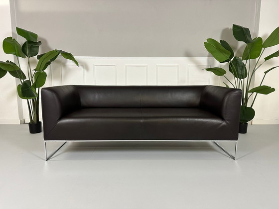 Image 1 of Cor Mell Designer Sofa Couch Brown Leather