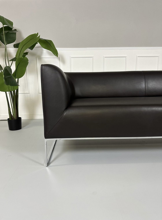 Image 1 of Cor Mell Designer Sofa Couch Brown Leather