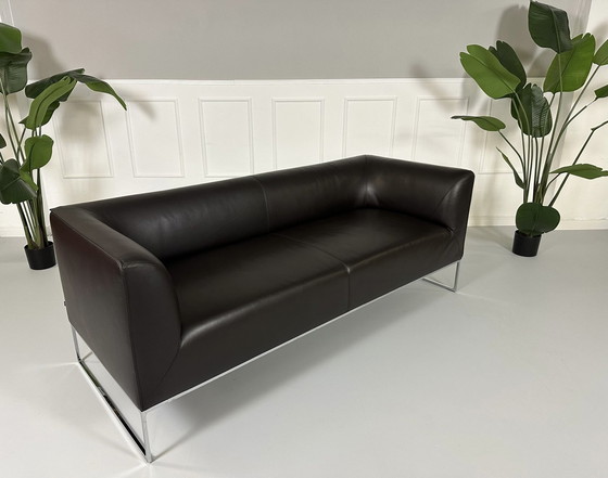 Image 1 of Cor Mell Designer Sofa Couch Brown Leather