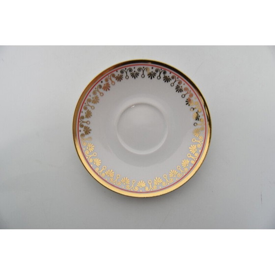 Image 1 of Set of 5 vintage cups and saucers by company Epiag, Czechoslovakia 1920s