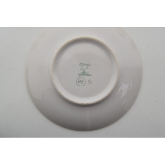 Image 1 of Set of 5 vintage cups and saucers by company Epiag, Czechoslovakia 1920s