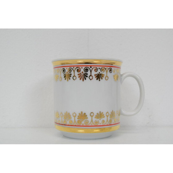 Image 1 of Set of 5 vintage cups and saucers by company Epiag, Czechoslovakia 1920s
