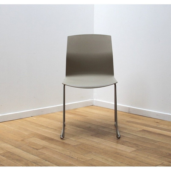 Image 1 of Vintage metal and plastic chair by Jorge Pensi for Akaba