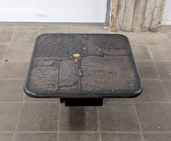 Image 1 of Paul Kingma natural stone coffee table from 1989