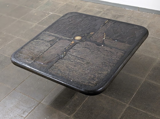 Image 1 of Paul Kingma natural stone coffee table from 1989