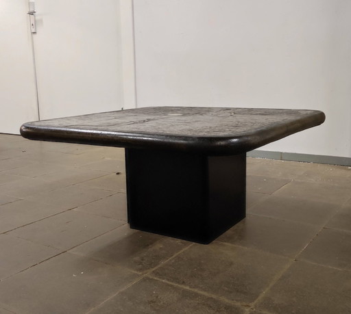 Paul Kingma natural stone coffee table from 1989