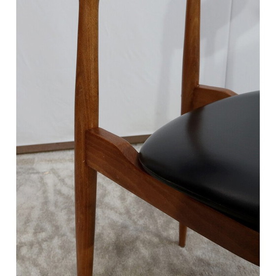 Image 1 of Set of 4 vintage chairs model " Unicorn " by Pierre Guariche for Baumann, 1960