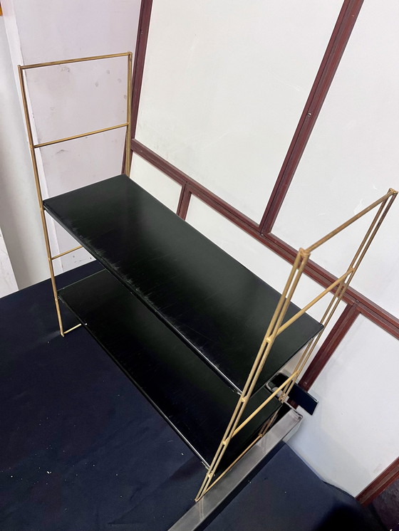 Image 1 of Estante de cuerdas de latón y metal, década de 1960.