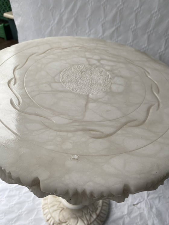 Image 1 of Tavolino laterale in marmo vintage