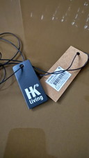 Hk Living Mirror Block Table (Olive)