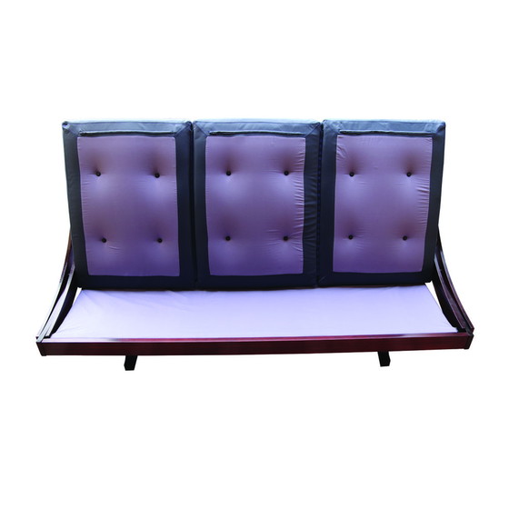 Image 1 of GS195 Gianni Songia Daybed in Navy Blue Andrew Muirhead Fine Scottish Leather, Italy, 1963