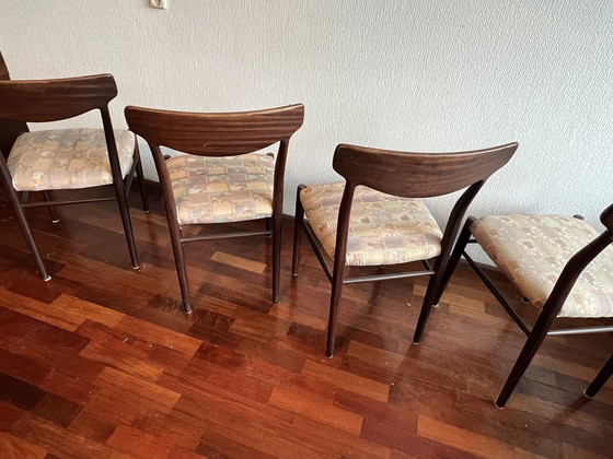 Image 1 of 4 X Lübke Model 603 Chairs By Gustav Herkströter