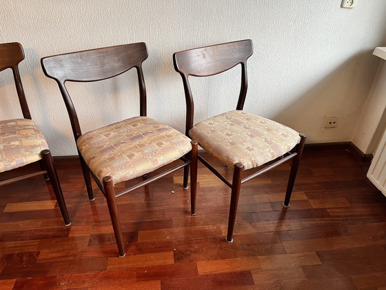 Image 1 of 4 X Lübke Model 603 Chairs By Gustav Herkströter