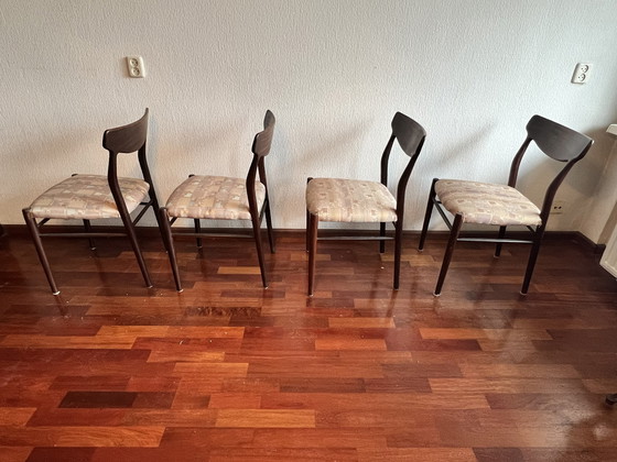 Image 1 of 4 X Lübke Model 603 Chairs By Gustav Herkströter