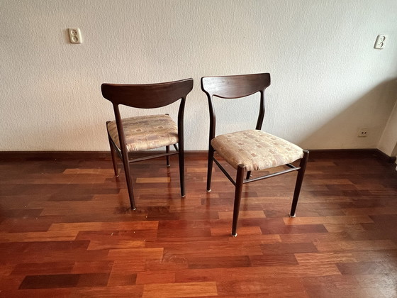 Image 1 of 4 X Lübke Model 603 Chairs By Gustav Herkströter