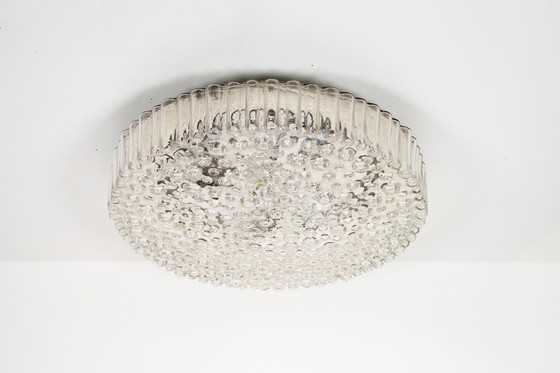 Image 1 of 1 lampada vintage grande da soffitto o da parete in vetro a bolle