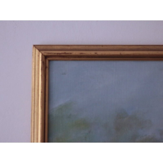 Image 1 of Vintage oil on canvas landscape by Tom Arvidsson