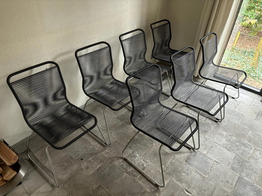 7x Tivoli chair Verner Panton